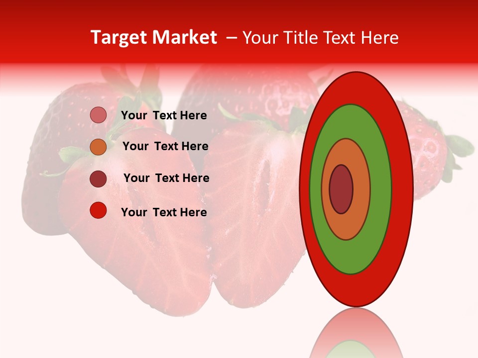 White Eat Macro PowerPoint Template