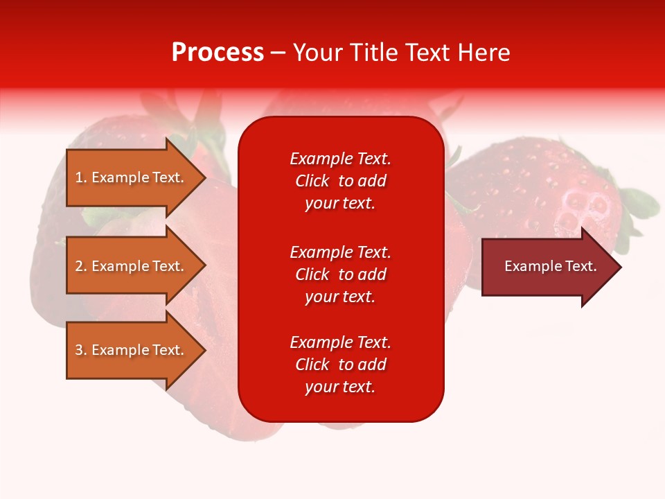 White Eat Macro PowerPoint Template