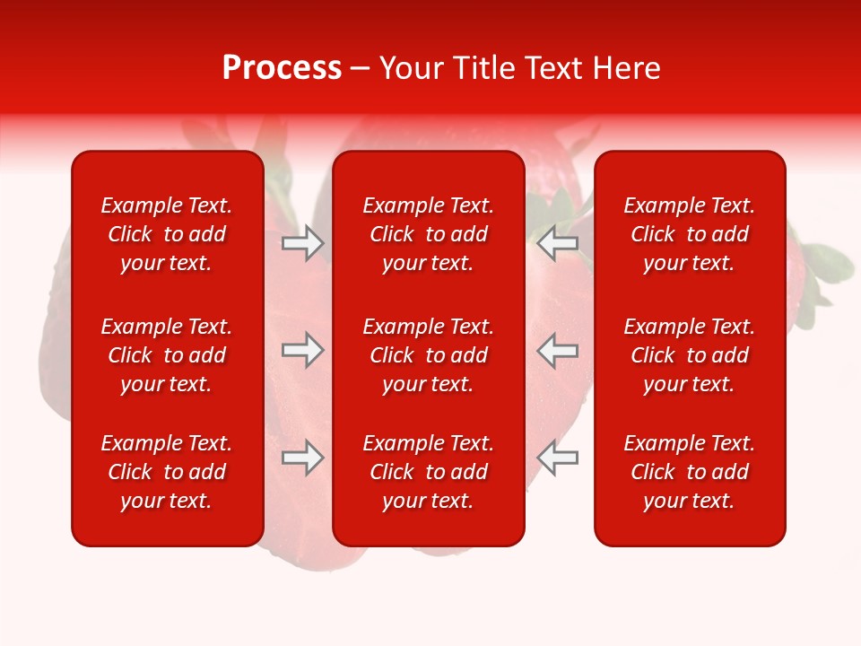 White Eat Macro PowerPoint Template