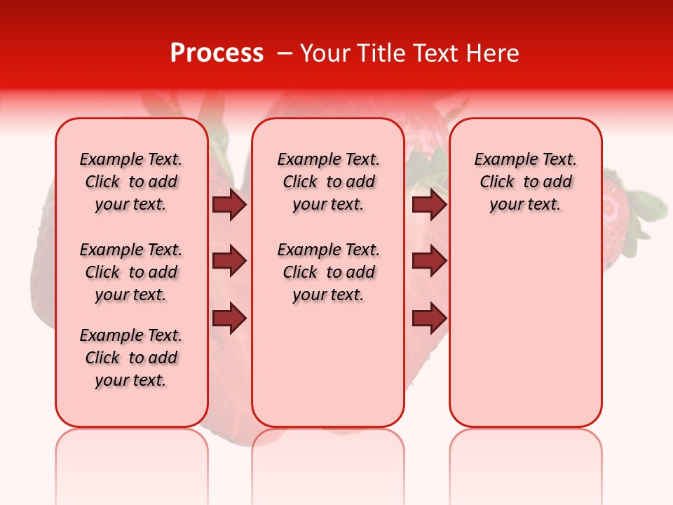 White Eat Macro PowerPoint Template