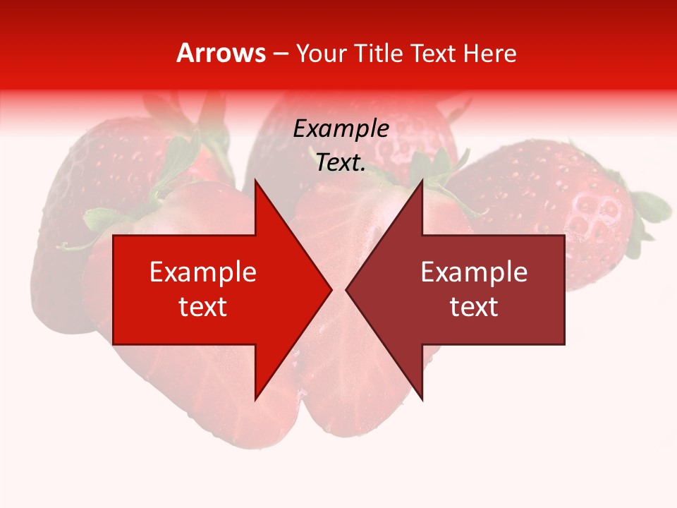 White Eat Macro PowerPoint Template