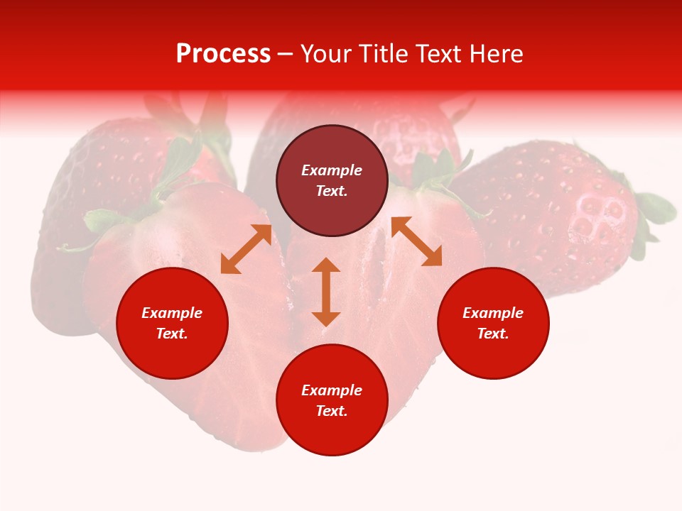 White Eat Macro PowerPoint Template