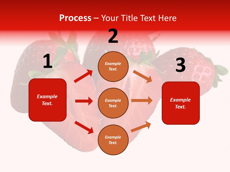 White Eat Macro PowerPoint Template