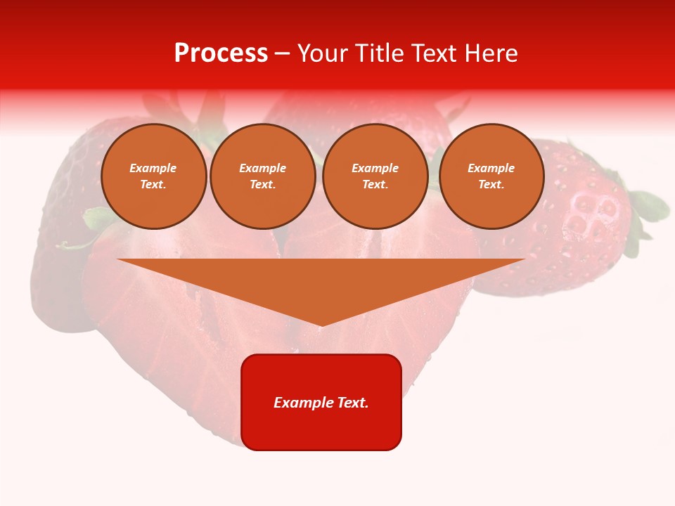 White Eat Macro PowerPoint Template