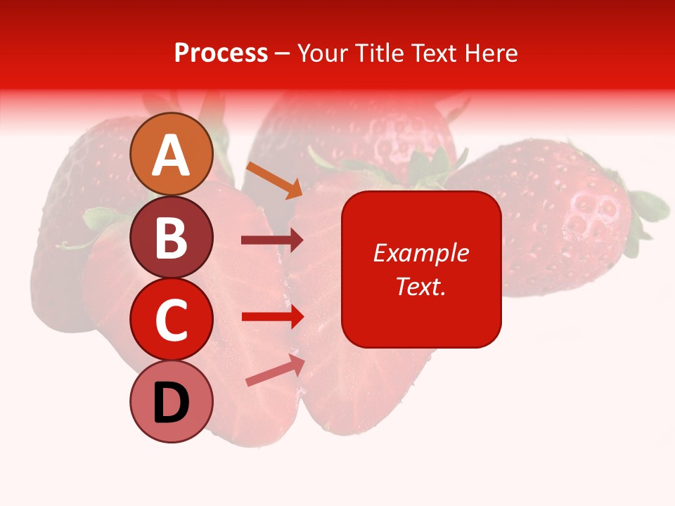 White Eat Macro PowerPoint Template