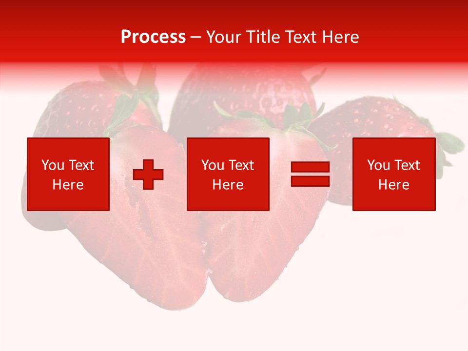 White Eat Macro PowerPoint Template