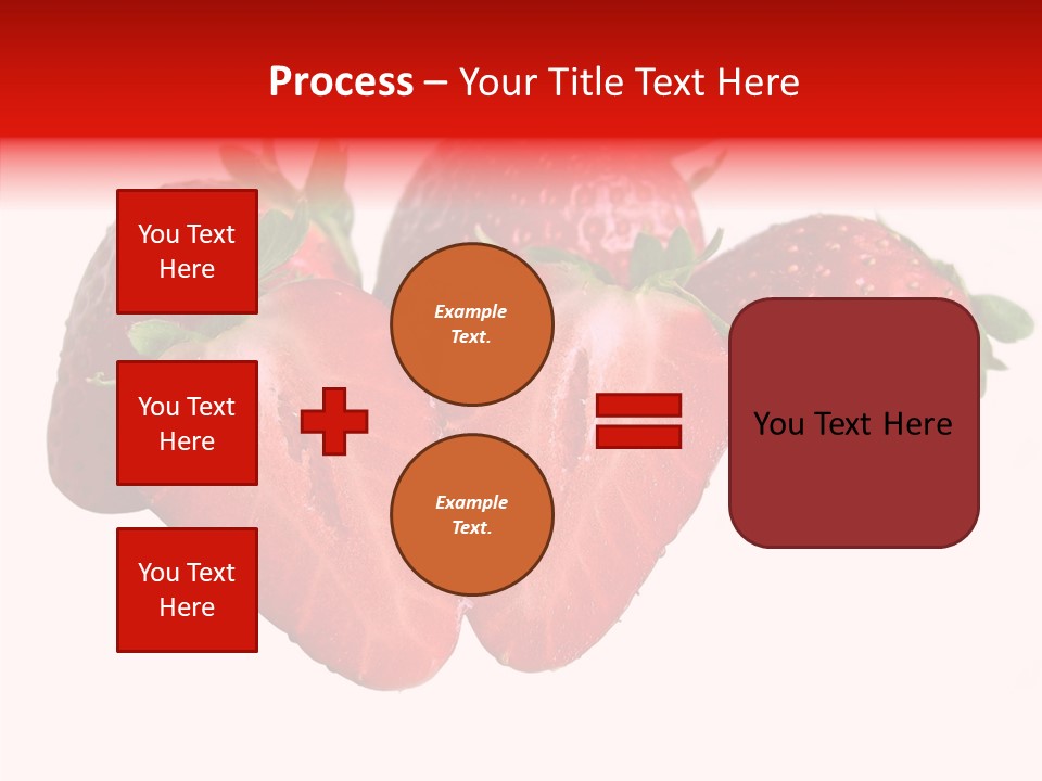 White Eat Macro PowerPoint Template