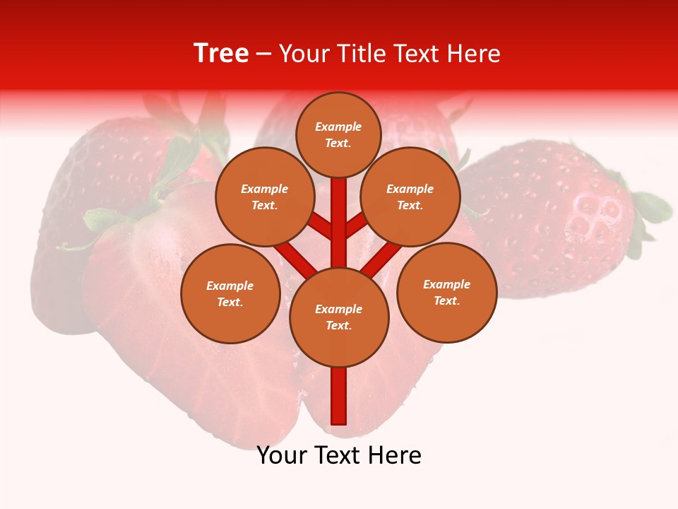 White Eat Macro PowerPoint Template