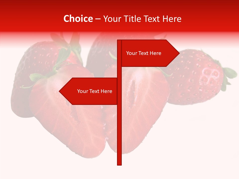 White Eat Macro PowerPoint Template