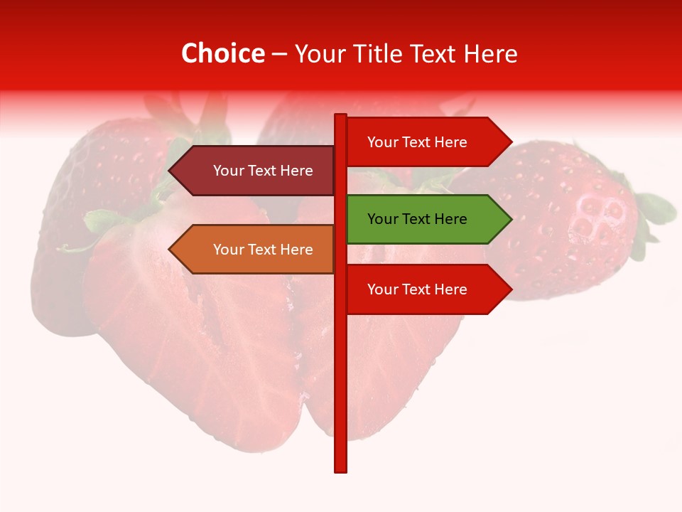 White Eat Macro PowerPoint Template