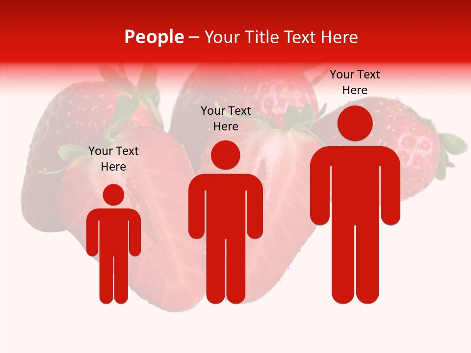 White Eat Macro PowerPoint Template