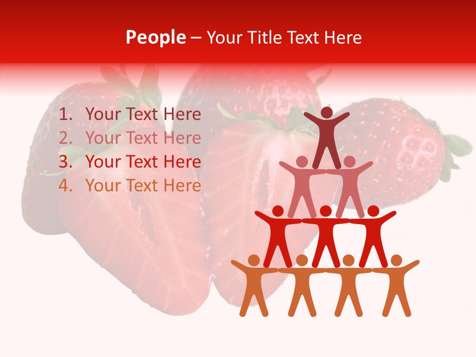 White Eat Macro PowerPoint Template