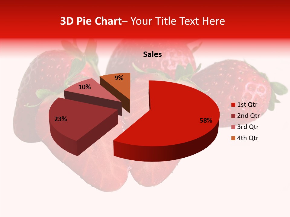 White Eat Macro PowerPoint Template