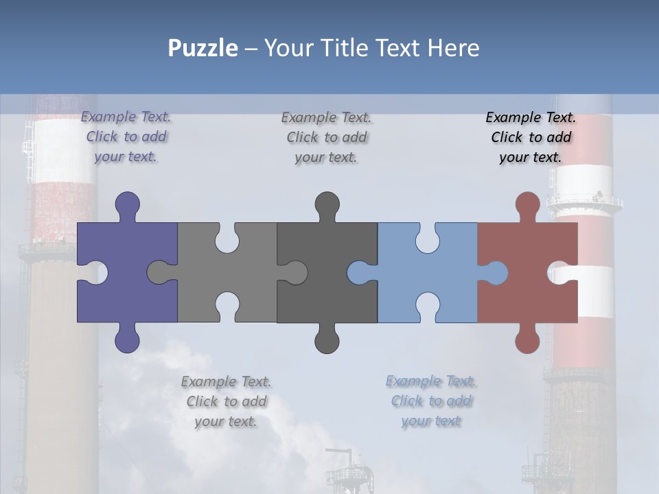 Environment Machinery Economy PowerPoint Template