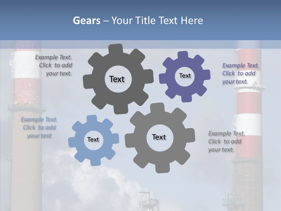 Environment Machinery Economy PowerPoint Template