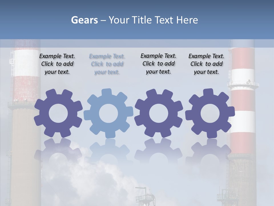 Environment Machinery Economy PowerPoint Template