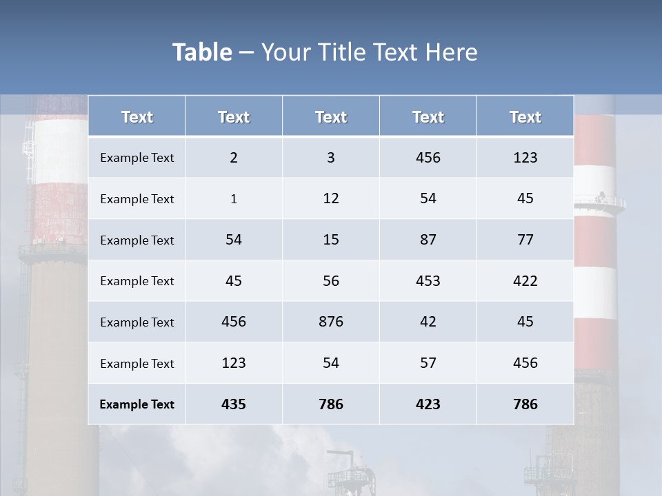 Environment Machinery Economy PowerPoint Template