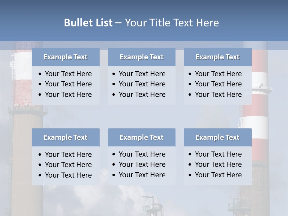 Environment Machinery Economy PowerPoint Template