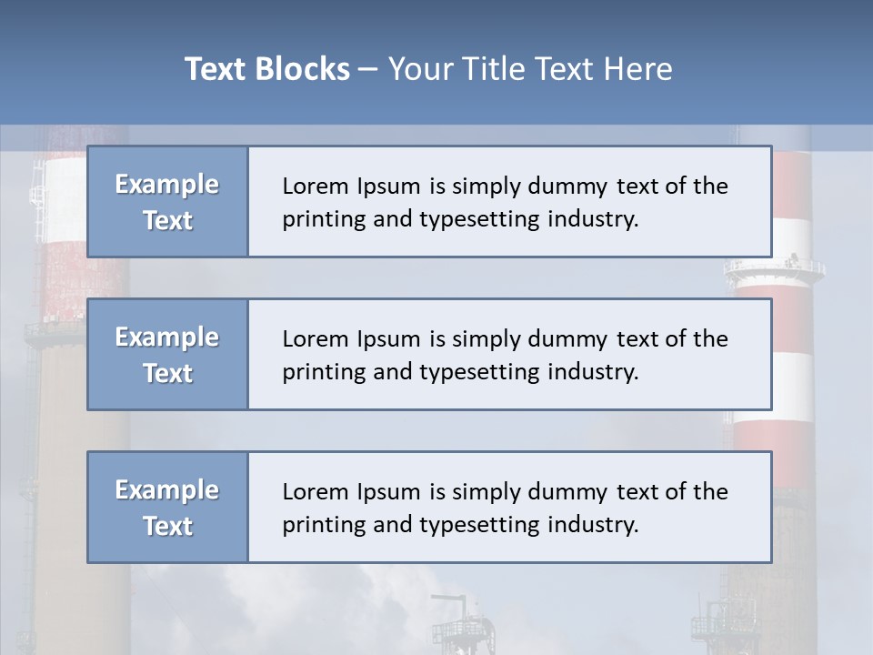 Environment Machinery Economy PowerPoint Template