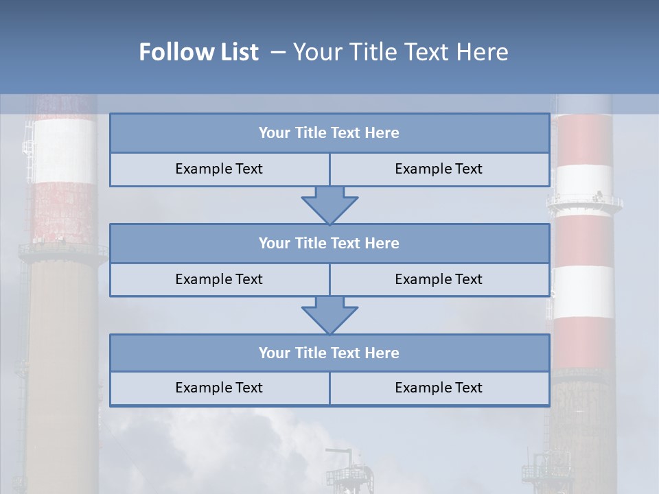 Environment Machinery Economy PowerPoint Template