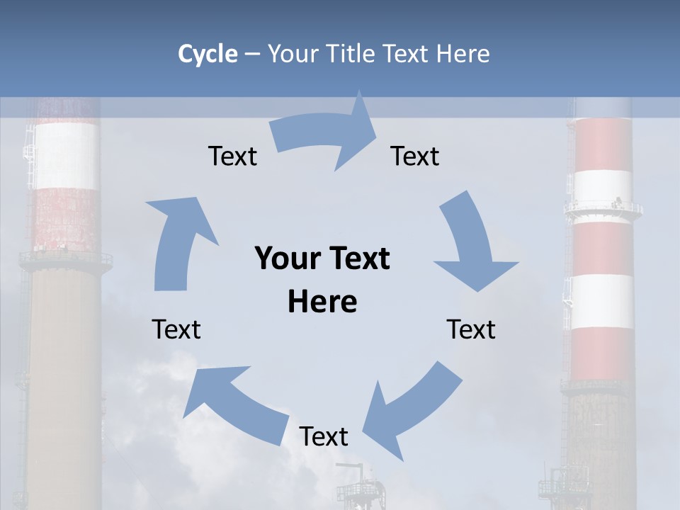 Environment Machinery Economy PowerPoint Template