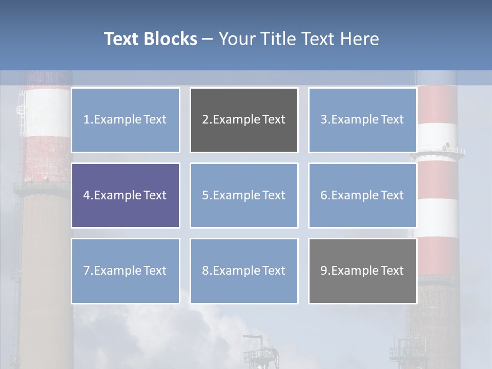 Environment Machinery Economy PowerPoint Template