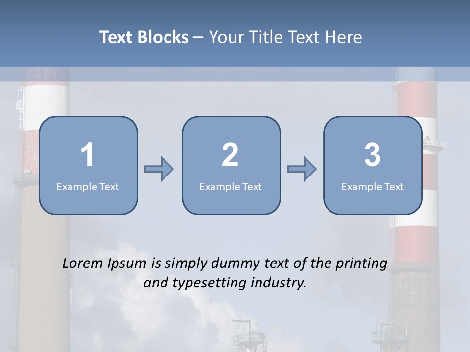 Environment Machinery Economy PowerPoint Template