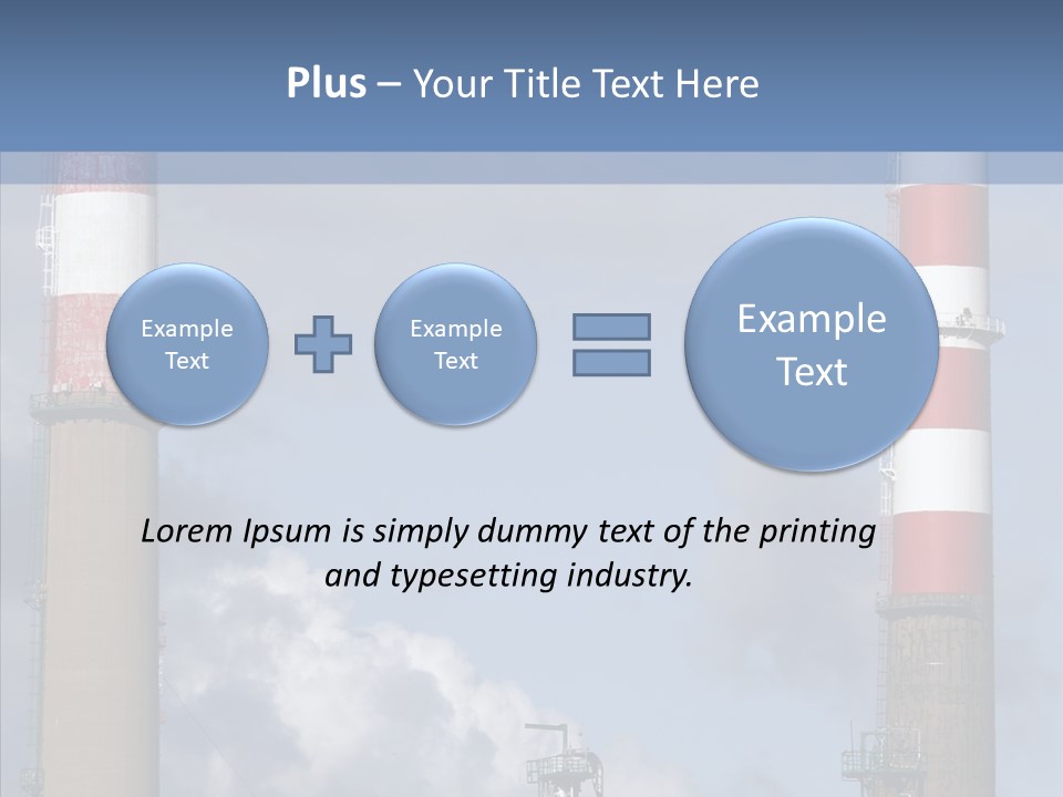 Environment Machinery Economy PowerPoint Template