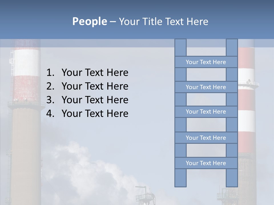 Environment Machinery Economy PowerPoint Template