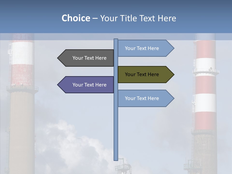 Environment Machinery Economy PowerPoint Template