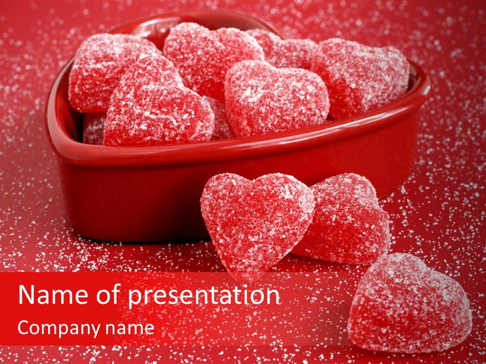 Affection Shape Valentine PowerPoint Template