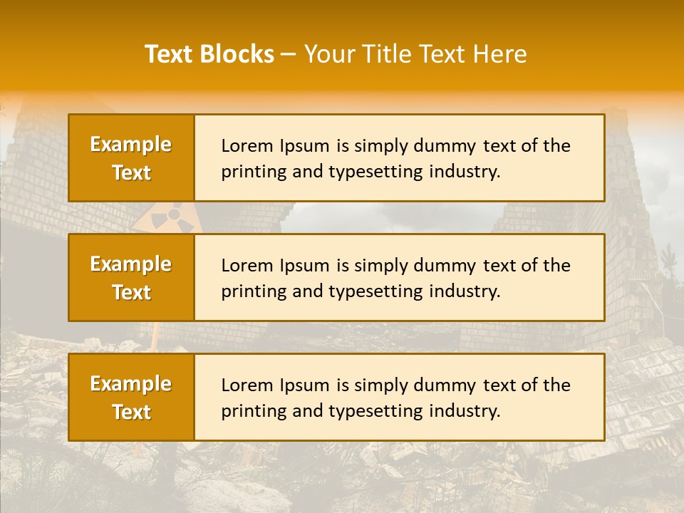 Storage Radiation Nuclear PowerPoint Template