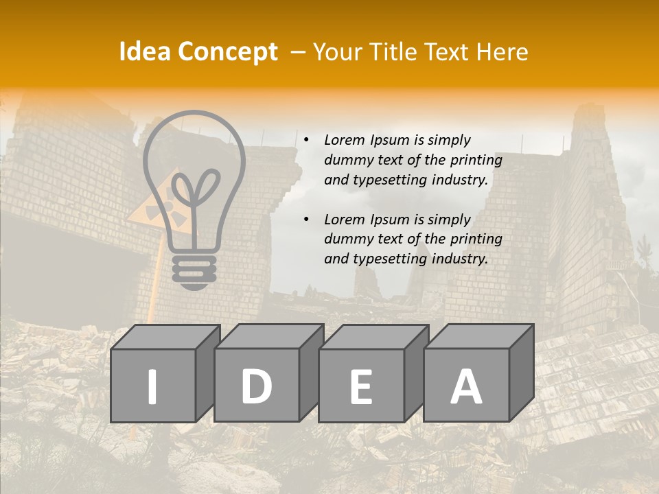 Storage Radiation Nuclear PowerPoint Template