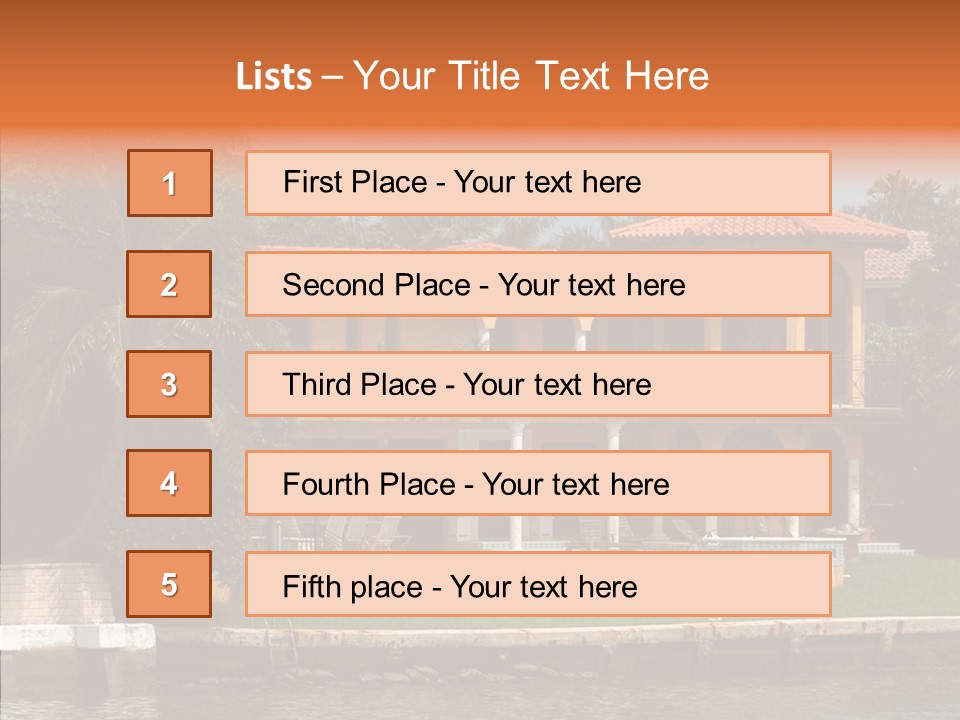 Home Star Miami PowerPoint Template