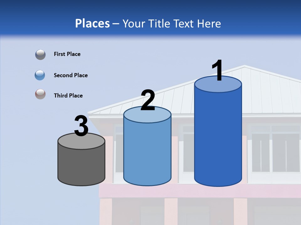 Patio Seaside House PowerPoint Template