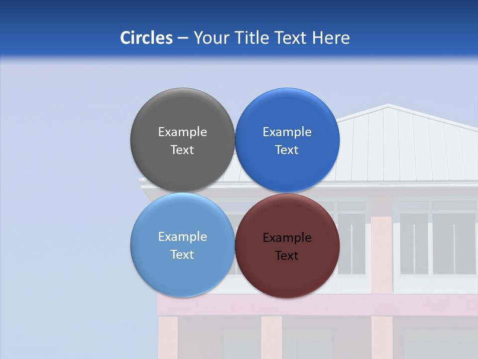 Patio Seaside House PowerPoint Template