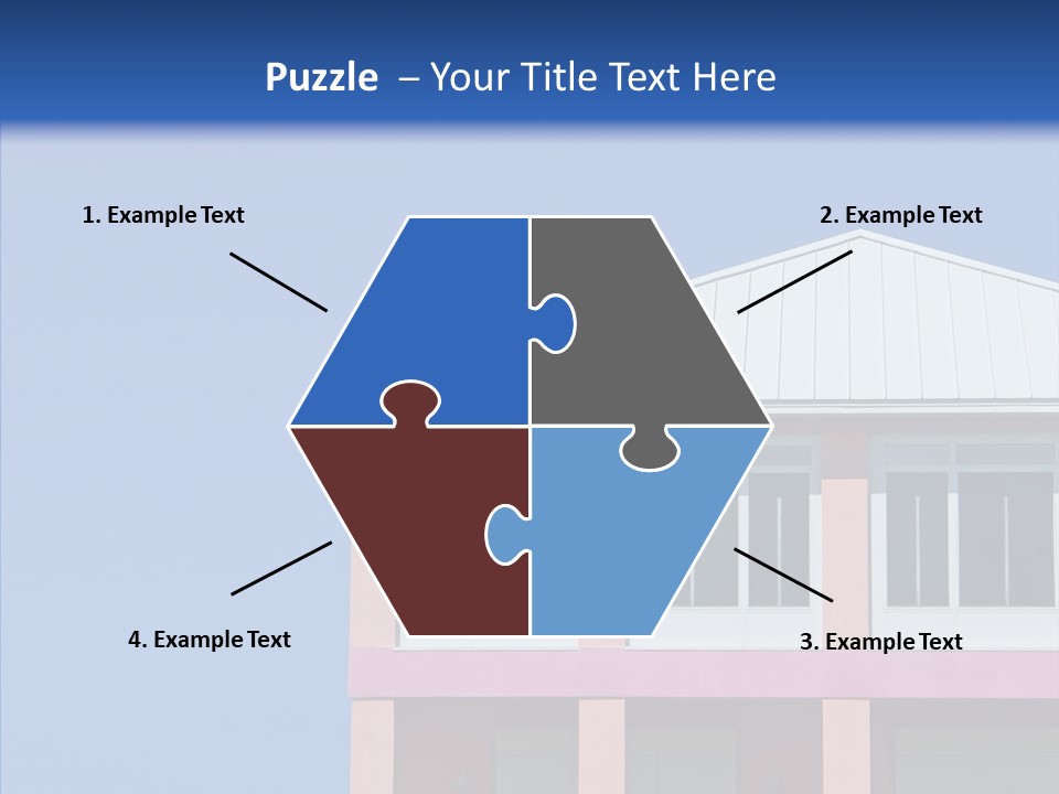 Patio Seaside House PowerPoint Template