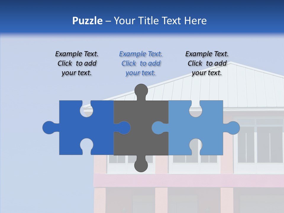 Patio Seaside House PowerPoint Template