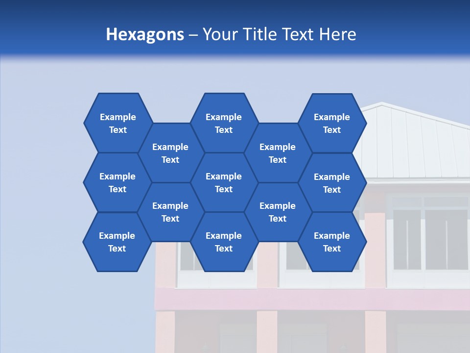 Patio Seaside House PowerPoint Template