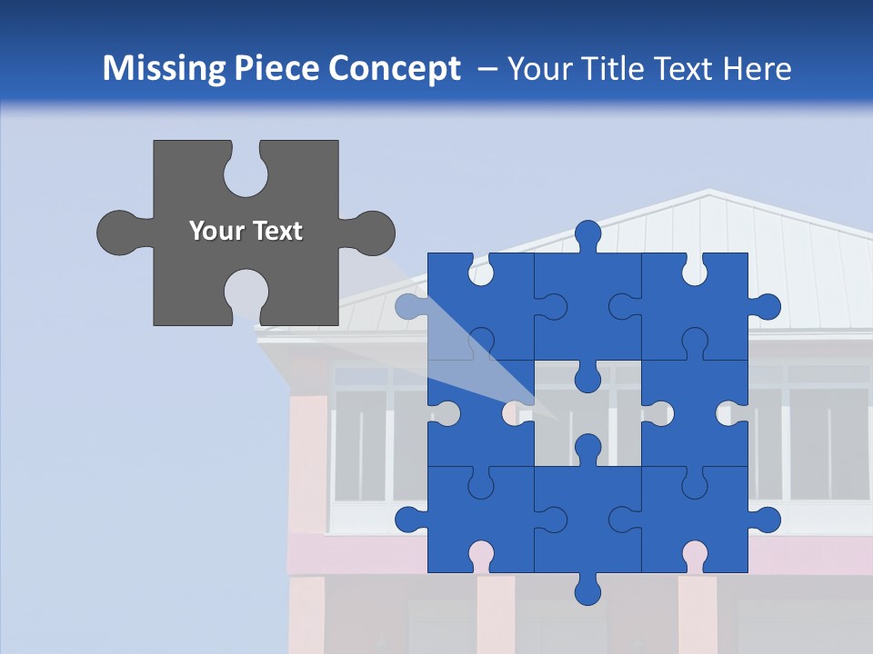 Patio Seaside House PowerPoint Template