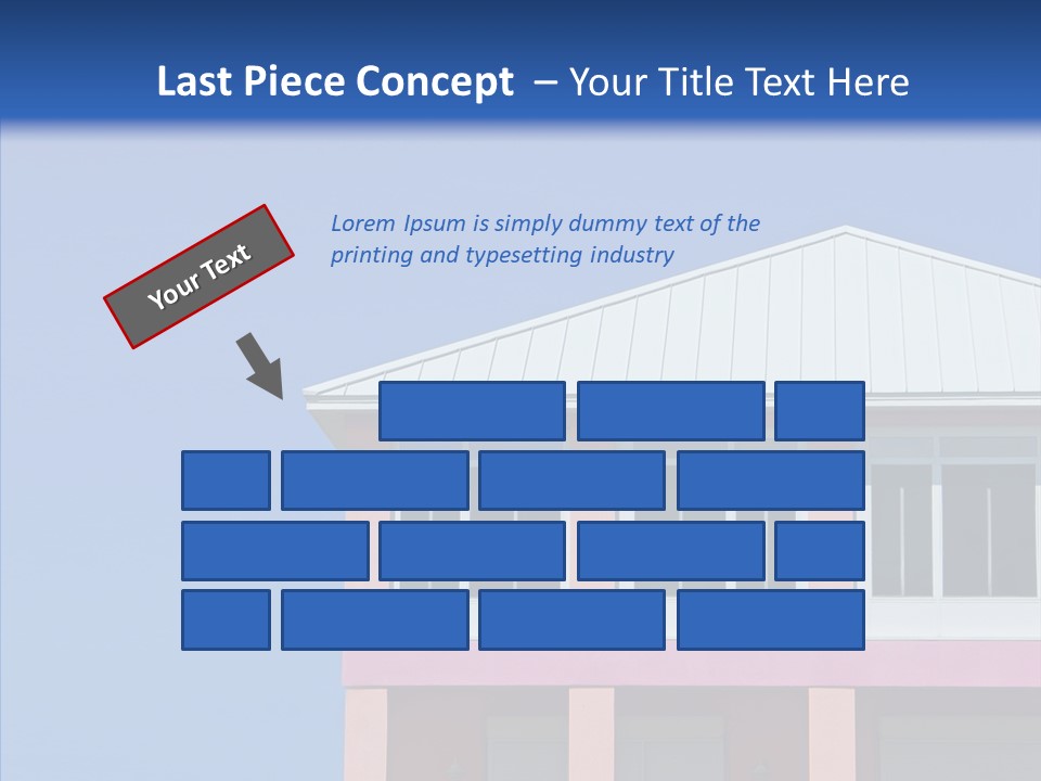 Patio Seaside House PowerPoint Template