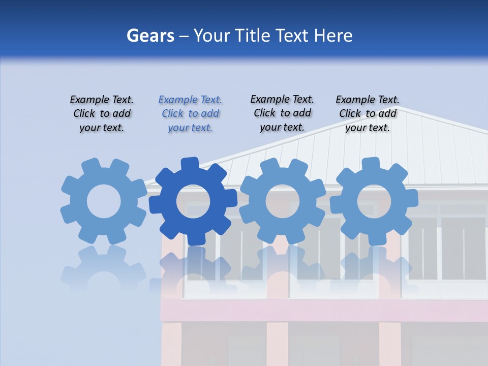 Patio Seaside House PowerPoint Template