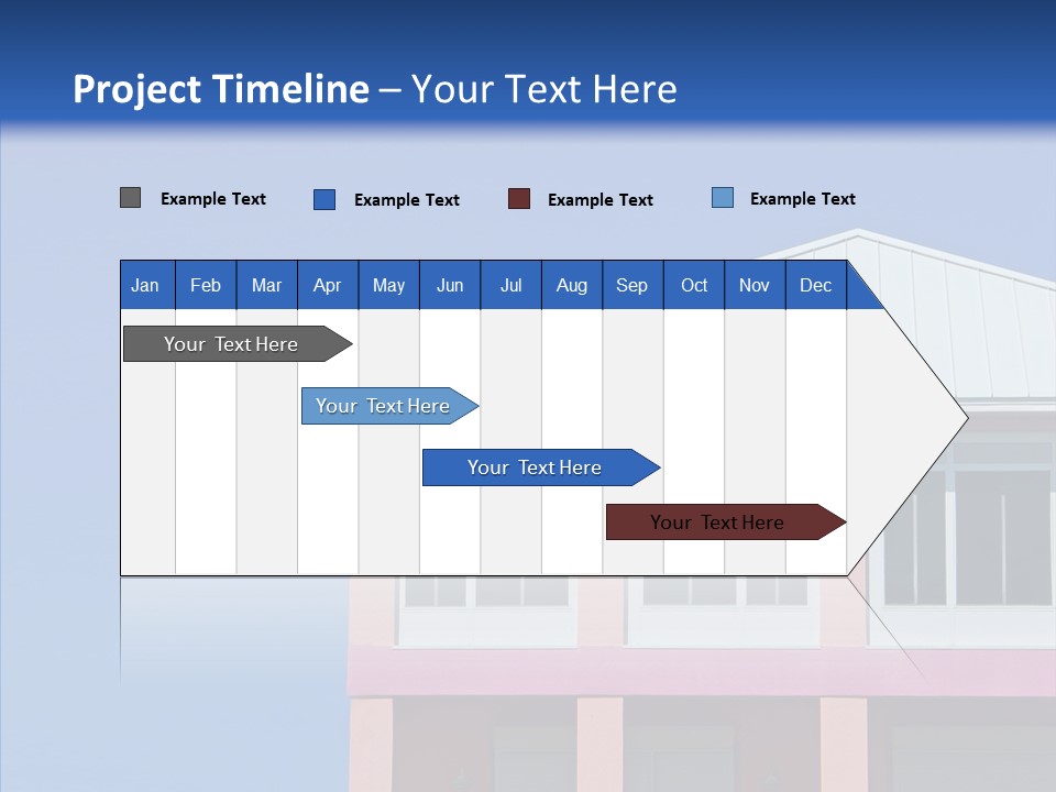 Patio Seaside House PowerPoint Template