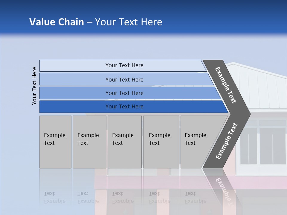 Patio Seaside House PowerPoint Template