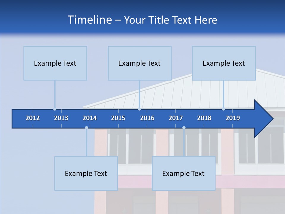 Patio Seaside House PowerPoint Template