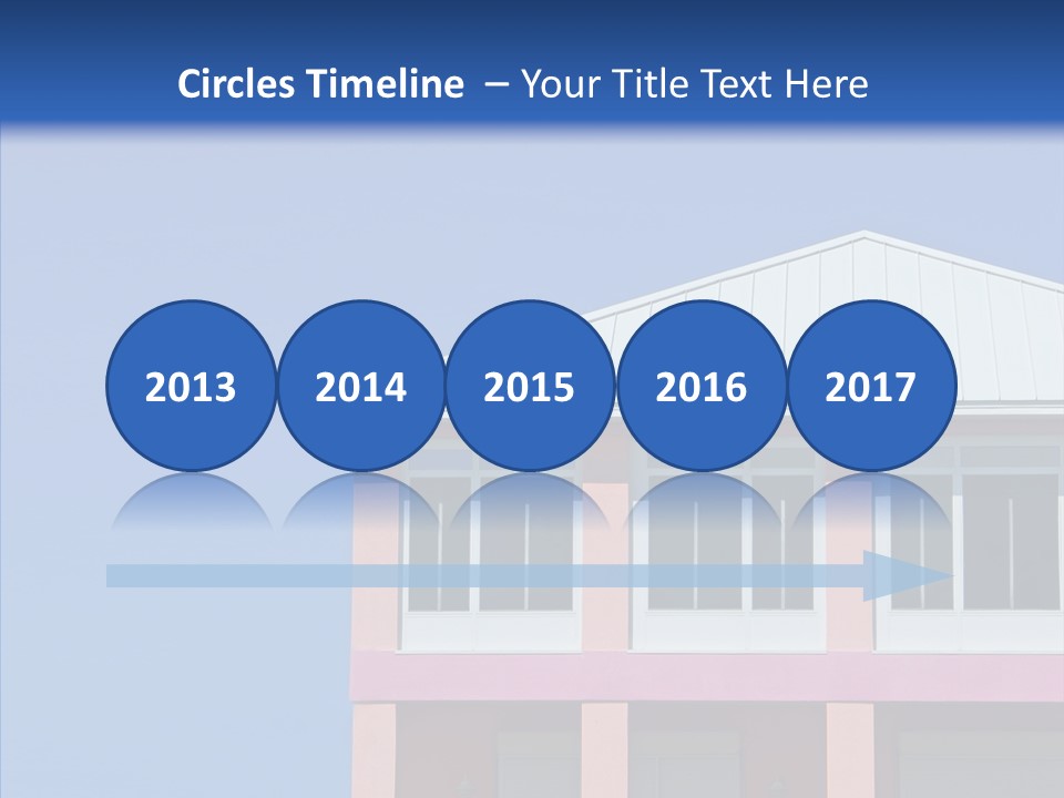 Patio Seaside House PowerPoint Template