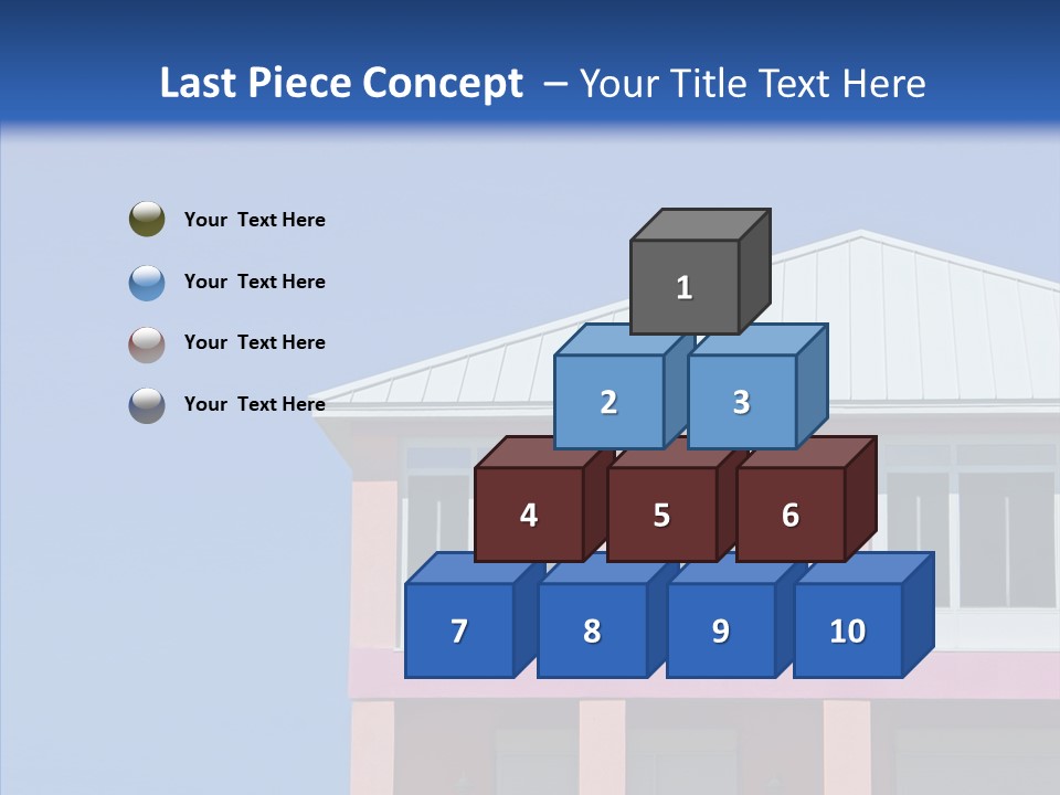 Patio Seaside House PowerPoint Template