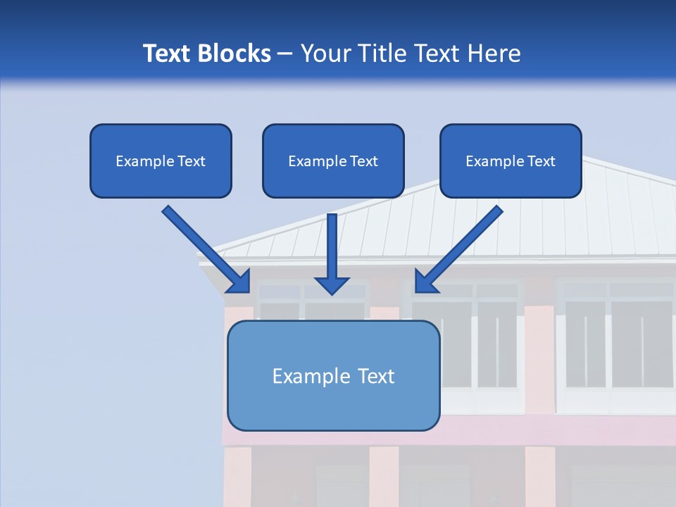Patio Seaside House PowerPoint Template