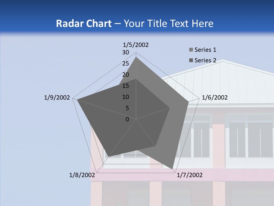 Patio Seaside House PowerPoint Template