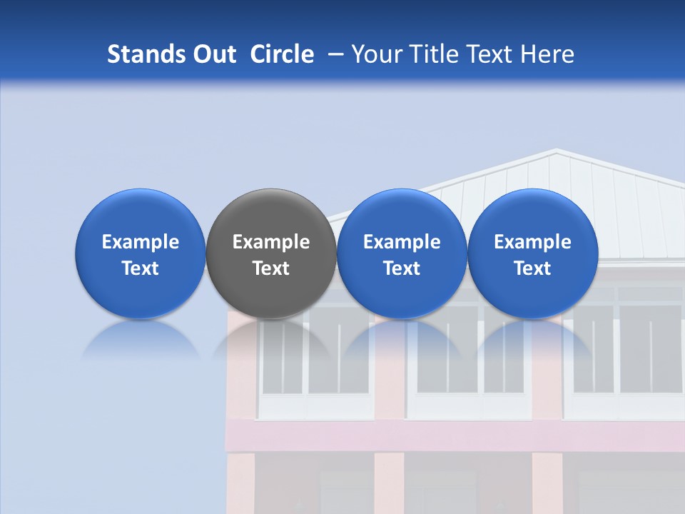 Patio Seaside House PowerPoint Template